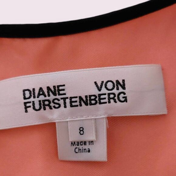 Diane Von Furstenberg Silk Multicolour Short Mini Sleeveless Dress - Picture 5 of 6